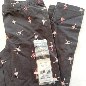 Girl leggings from Carter’s 6/6x (NEW)